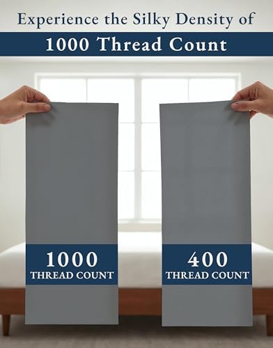 LANE LINEN Cooling Sheets Full 100% Egyptian Cotton Sateen - Image 4