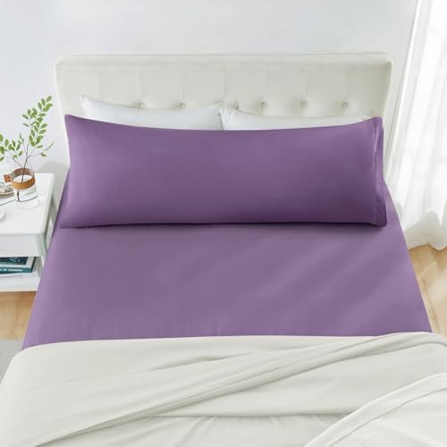 MILVOWOC Brushed Microfiber Body Pillowcases, 20x48 Inch - Image 4