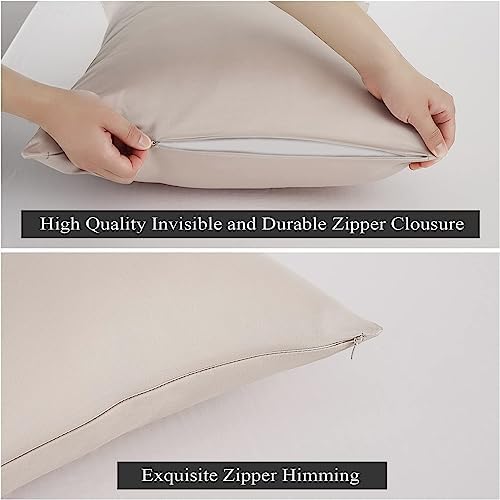 100% Egyptian Cotton Queen Size Pillow Protectors - Image 4