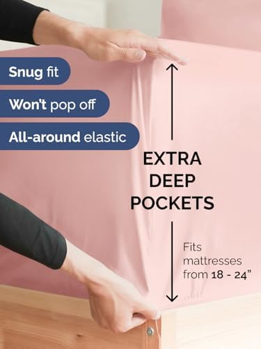 CGK Linens Extra Deep Cal King Fitted Sheet - Image 2