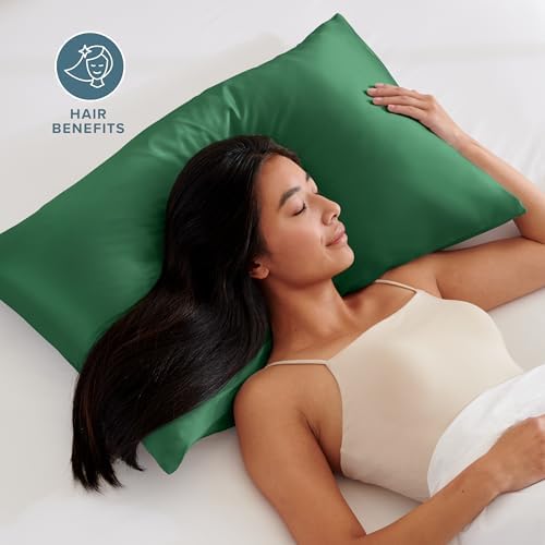 Bare Home Satin Pillowcases Zipper - Image 2