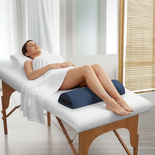 Saloniture Jumbo Half Round Massage Table Bolster Under-Knee Pillow Pad - Image 3