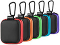 SUNGUY [5-Pack Earbud Case, Portable EVA Small Earbuds Carrying Case Storage by SUNGUY