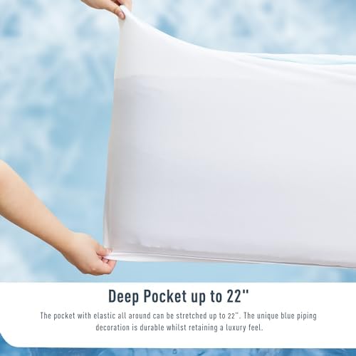 Twin Mattress Pad Cooling Waterproof - Image 4