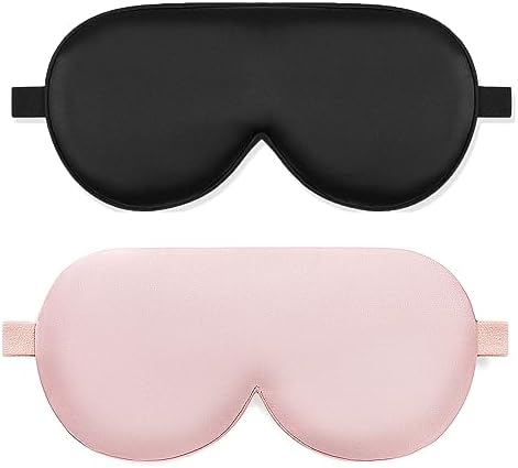 ALASKA BEAR Cooling Gel Eye Mask Weighted Silk Sleep Mask - Image 2