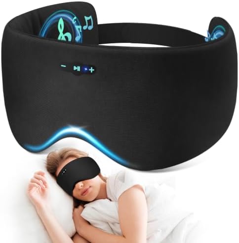 Sleep Headphones Bluetooth 6.0 Sleep Mask by Veeniitosr