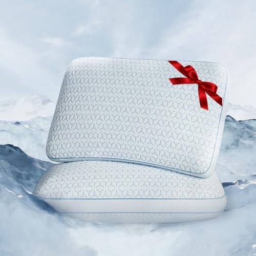 Sweetnight Cooling Pillows King Size Set of 2, CertiPUR-US Pillows by SweetNight