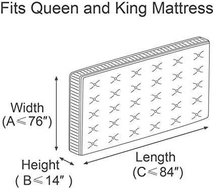 ComfortHome Mattress Bag, Queen and King Size, 1 Pack - Image 2