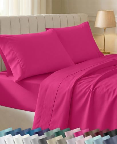 California Design Den 100% Cotton Sateen Deep Pocket Queen Sheets Set by CaliforniaDesignDen