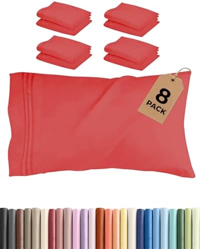 King Standard Pillow Cases Set of 8 by CGKUnlimited