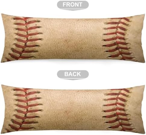 Sport Theme Body Pillow Cover Sports Baseball Worn Ball Laces Softball Laces - Image 5