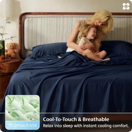 Bedsure PureWoven 100% Viscose Derived from Bamboo, Queen Sheets - Image 4