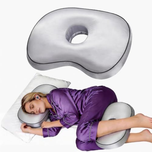 4" Hole Piercing Pillow for Side Sleepers - Image 5