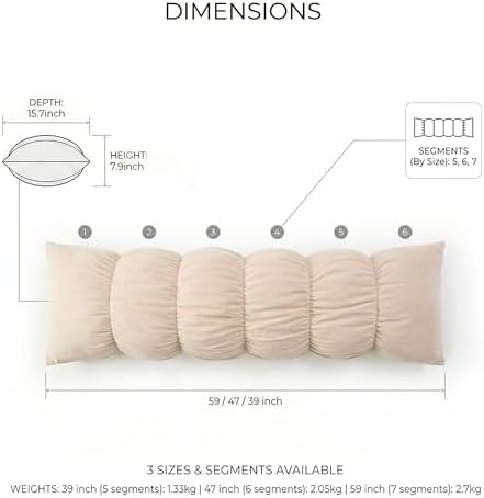 Pat. Pend. Segmented Body Pillow - Image 5