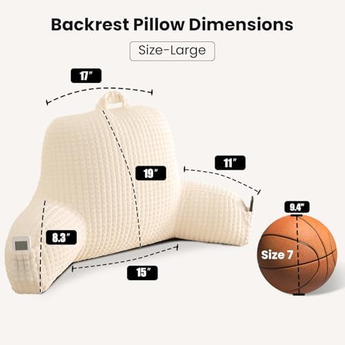 Reading Pillow with Arms for Bed Sitting - Image 3
