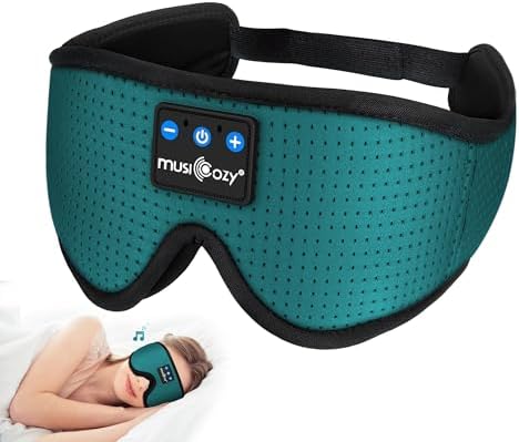 MUSICOZY 3D Sleep Headphones Bluetooth 5.4 Breathable Sleep Eye Mask by MUSICOZY
