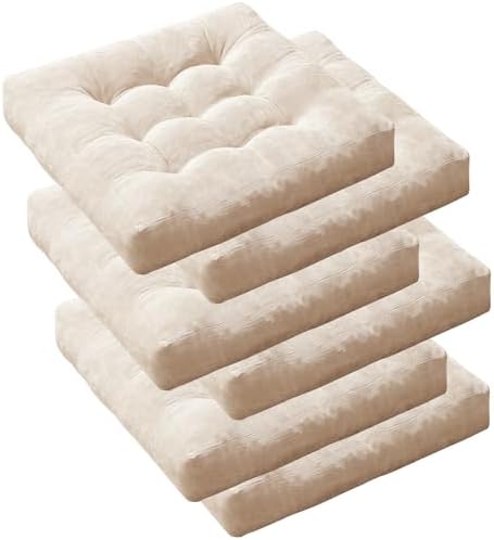 Floor Pillows Set of 6, Large Meditation Cushion by DegreesofComfort