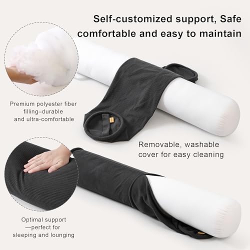 Cuddle Pillow – Corduroy Long Body Pillow - Image 3