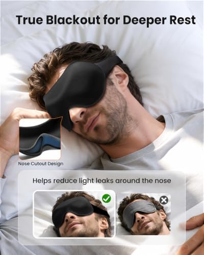 3 Pack Sleep Masks for Women: Zero Eye Pressure Airplane Travel Essentials - Image 2