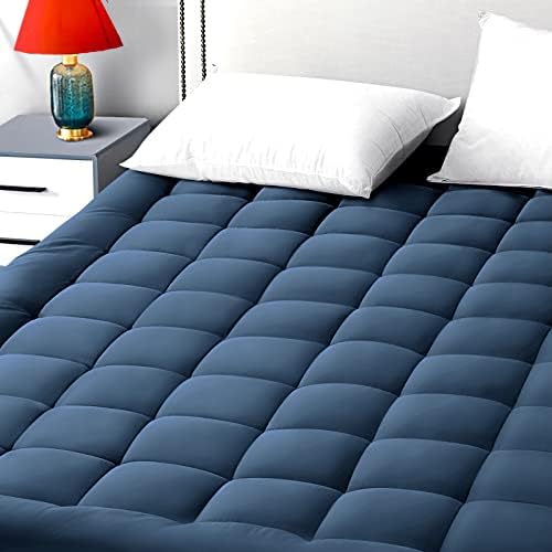 EASELAND California King Mattress Pad Pillow Top Mattress Topper Cotton Top by EASELAND