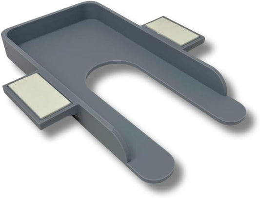 Chatelet Under Desk Phone Holder with Adhesive – Hidden Smartphone Mount for Office or Home Desk – Stick-On Organizer for Focus & Productivity – Fits Most Phones (Gray)