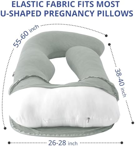 Sasttie Cooling Pregnancy Pillow Cover - Image 2