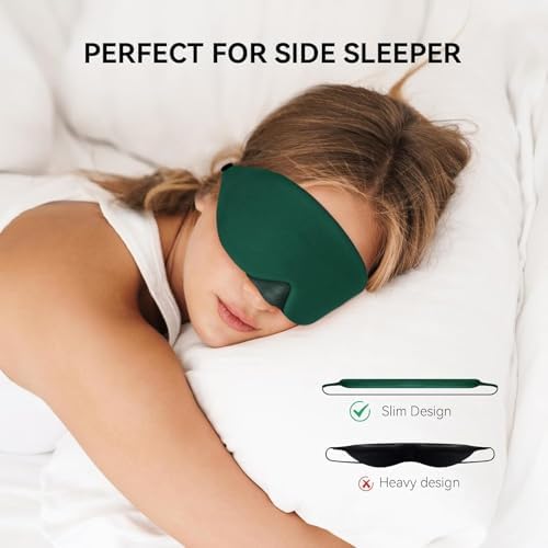 Mavogel Cotton Sleep Eye Mask, Breathable Light Blocking Sleep Mask - Image 4