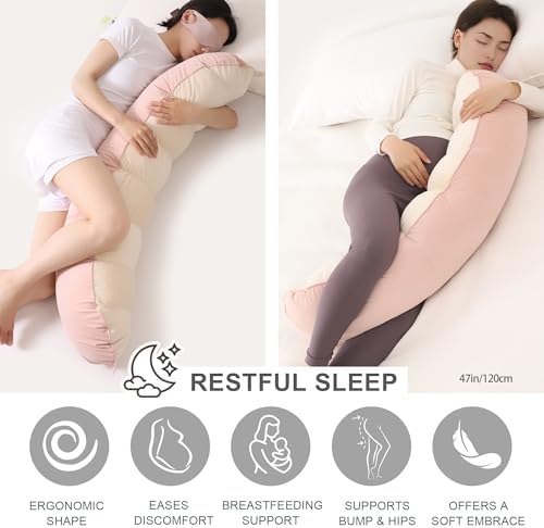 Peallow – Long Round Body Pillow - Image 5