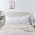 H Household Seersucker Body Pillowcases, 20x54 inches Long Pillowcase Ruffled by HHOUSEHOLD