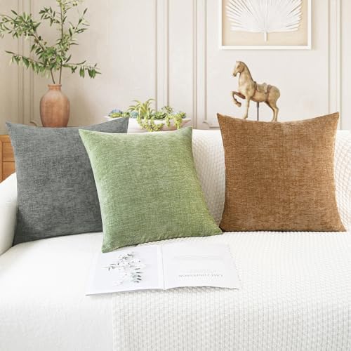 CaliTime Decorative Couch Throw Pillow Covers 22 X 22 Inches Apricot Brown - Image 5