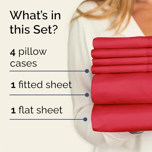 Queen 6 Piece Bed Sheet Set - Image 2