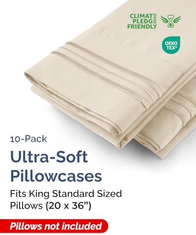 King Standard Pillow Cases Set of 10 - Image 2