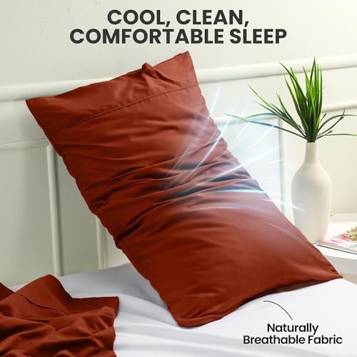 Pillow Cases Queen Size Set of 2, Ultra Soft Comfy Pillow Covers - Image 5