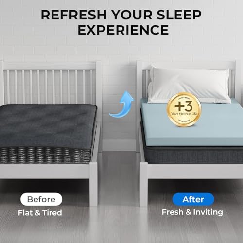 OhGeni Mattress Topper Pad, Soft Bed Cover - Image 3