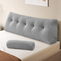 Z-hom Headboard Pillow, Wedge Backrest Cushion, Queen Size, ONE Roll Pillow by Z-HOM