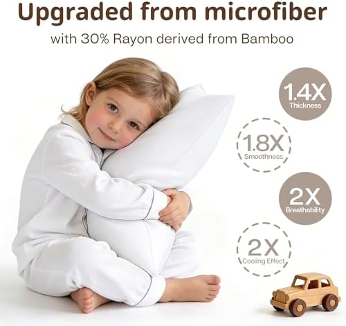 MR&HM 13"x18" Travel Pillowcase 2 Pack, Cooling & Breathable - Image 2