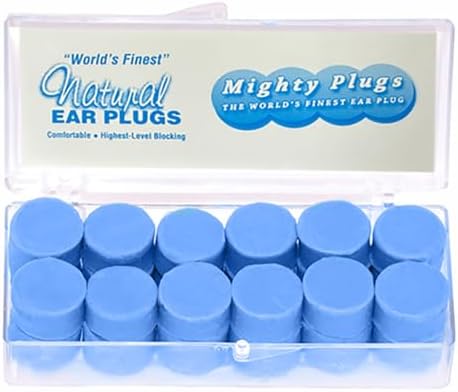 Pure Beeswax Ear Plugs for Sleeping, Snoring Noise Reduction, Swimming – by MightyPlugs