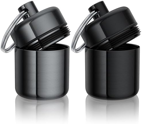 Urekt Ear Plug Carrying Case Keychain, Small Waterproof Metal Earplug Case Ear by Urekt