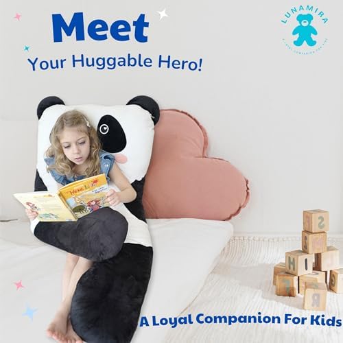 LUNAMIRA Panda Kids Body Pillow - Image 2