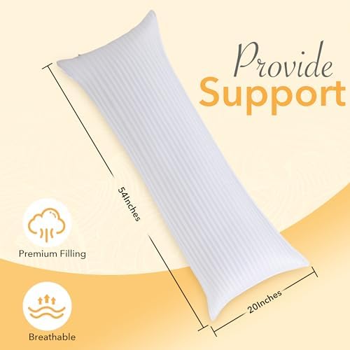 Oubonun Premium Striped Body Pillow - Image 2