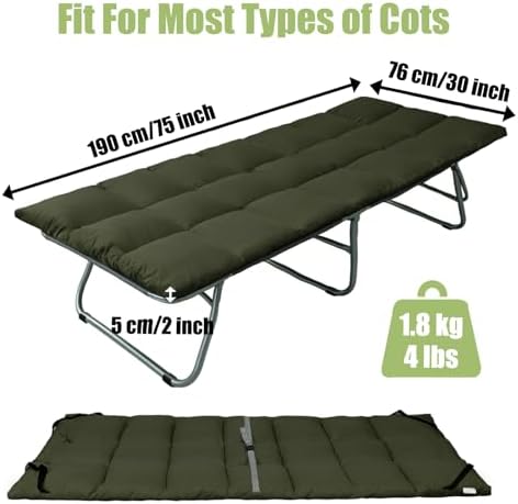 Tuphen Cot Mattress Pad-Cot Pads - Image 4