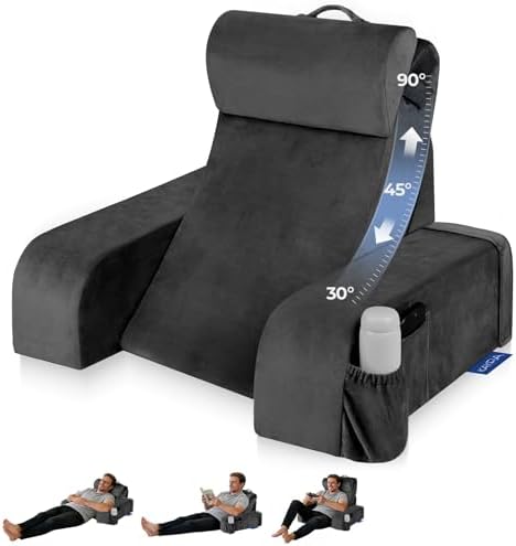Kayfia Reading Pillow, 30-90° Stepless Adjust Angle & Height by Kayfia