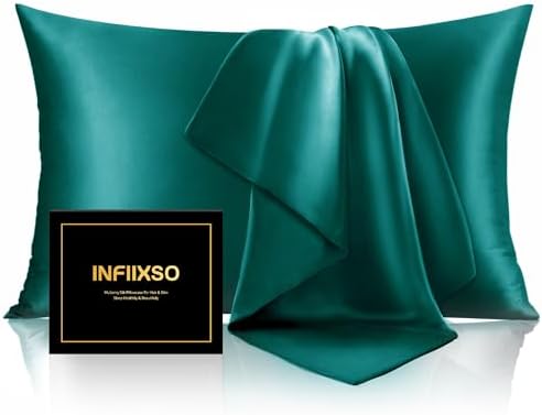 INFIIXSO Mulberry Silk Pillow Cases King Size by INFIIXSO