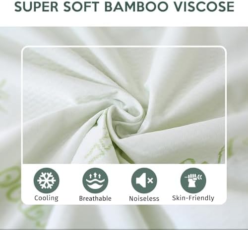 MUXHOMO Twin Mattress Protector Waterproof, Mattress Cover Twin Size Bed - Image 3