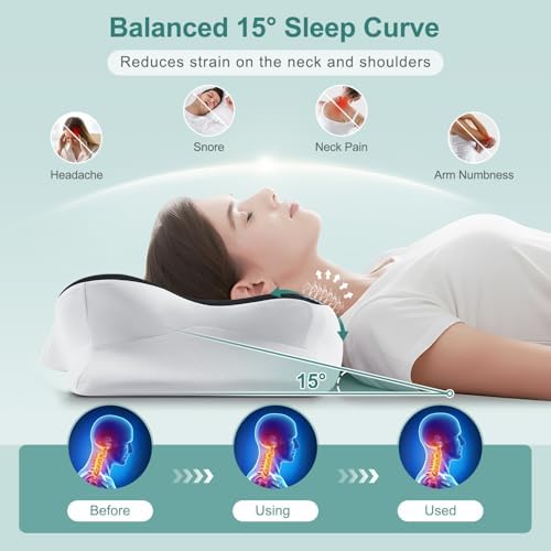 DONAMA Cervical Pillow Ergonomic Memory Foam Pillow - Image 4