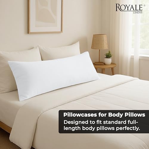 ROYALE LINENS Microfibe Body Pillow Cover - Image 7