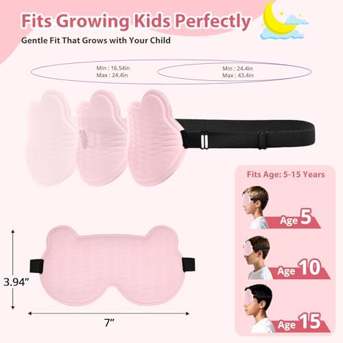 Kids Sleep Mask, 3D Contoured Eye Mask - Image 5