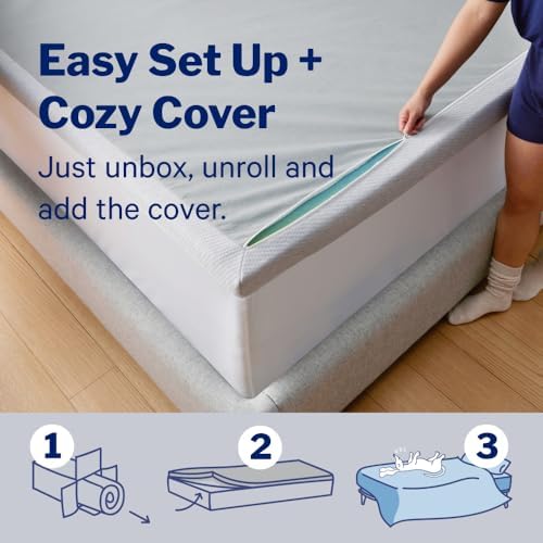 Casper Sleep Essential 3" Twin Size Memory Foam Mattress Topper - Image 5