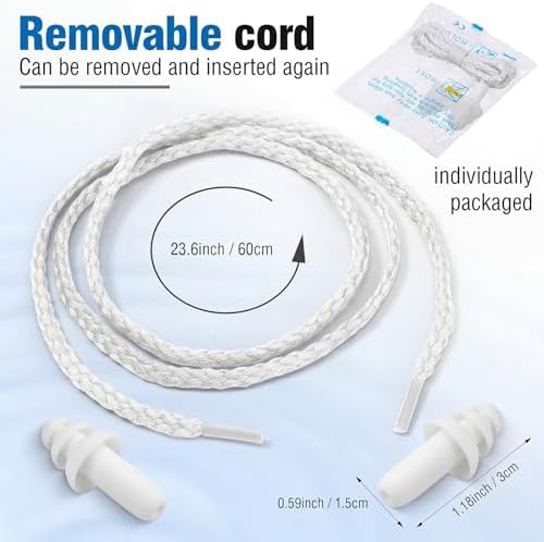 Tondiamo 200 Pairs Ear Plug Bulk - Image 2