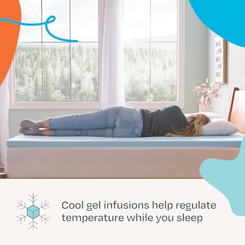 Linenspa Memory Foam Mattress Topper, Full Size - Image 2